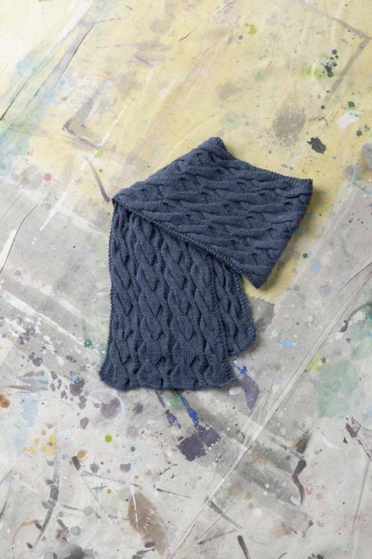 Knitting set Scarf BABY ALPACA with knitting instructions in garnwelt box in size ca 20 x 125 cm