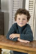 Strickset Pullover Lang Yarns YAK mit Anleitung in garnwelt-Box 92-98