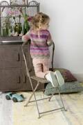 Knitting set Sweater MILLE COLORI BABY with knitting instructions in garnwelt box in size 104-110
