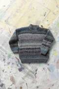 Strickset Pullover Lang Yarns MILLE COLORI / WEST mit Anleitung in garnwelt-Box 92-98