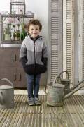 Strickset Jacke mit Kapuze Lang Yarns CASHSOFT mit Anleitung in garnwelt-Box