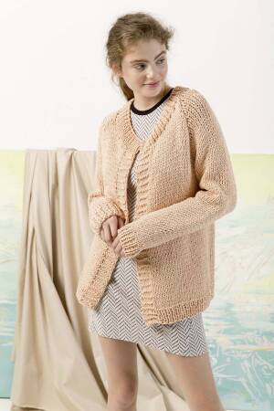 Strickset Jacke Lang Yarns GRANDE mit Anleitung in garnwelt-Box S