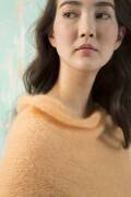 Strickset Cape Lang Yarns MOHAIR LUXE mit Anleitung in garnwelt-Box S-M