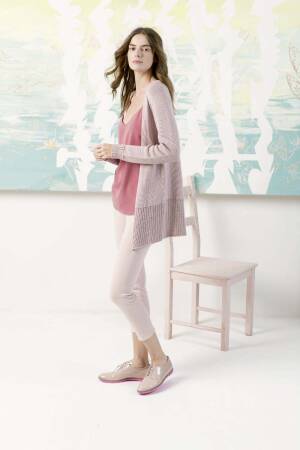 Strickset Jacke Lang Yarns GAIA mit Anleitung in garnwelt-Box S