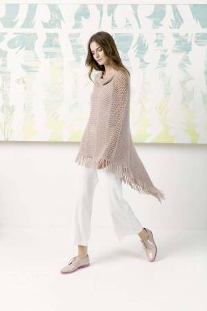 Strickset Poncho Lang Yarns NORMA mit Anleitung in garnwelt-Box