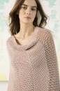 Knitting set Poncho NORMA with knitting instructions in garnwelt box in size S