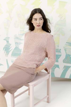 Strickset Pullover Lang Yarns STELLINA mit Anleitung in garnwelt-Box S