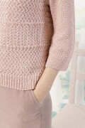 Knitting set Sweater  with knitting instructions in garnwelt box in size L