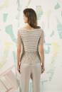 Knitting set Short-sleeved sweater  with knitting instructions in garnwelt box in size M