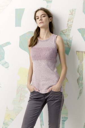 Strickset Top Lang Yarns STELLINA PAILLETTES mit Anleitung in garnwelt-Box S