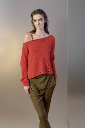 Strickset Pullover Lang Yarns MERINO  COMPACT mit Anleitung in garnwelt-Box S-M