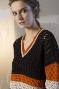 Strickset Pullover Lang Yarns QUATTRO mit Anleitung in garnwelt-Box S