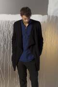 Knitting set Mens cardigan  with knitting instructions in garnwelt box in size S