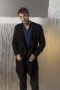 Knitting set Mens cardigan  with knitting instructions in garnwelt box in size S