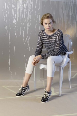 Strickset Pullover Lang Yarns ARIEN / FILO mit Anleitung in garnwelt-Box L