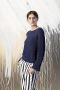 Strickset Pullover Lang Yarns MERINO  COMPACT mit Anleitung in garnwelt-Box S