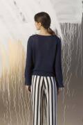 Strickset Pullover Lang Yarns MERINO  COMPACT mit Anleitung in garnwelt-Box S