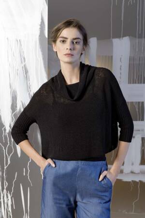 Strickset Pullover Lang Yarns FILO mit Anleitung in garnwelt-Box S-M