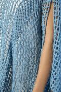 Knitting set Poncho  with knitting instructions in garnwelt box in size one size