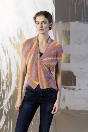 Strickset Schal Lang Yarns JAWOLL MAGIC DÉGRADÉ mit Anleitung in garnwelt-Box ca 192 x 21 cm