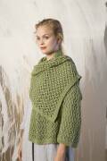 Knitting set Shawl NORMA with knitting instructions in garnwelt box in size ca 60 x 160 cm