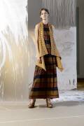 Knitting set Waterfall waistcoat  with knitting instructions in garnwelt box in size S