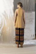 Knitting set Waterfall waistcoat  with knitting instructions in garnwelt box in size S