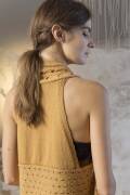 Knitting set Waterfall waistcoat  with knitting instructions in garnwelt box in size S