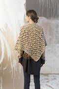 Knitting set Triangular shawl  with knitting instructions in garnwelt box