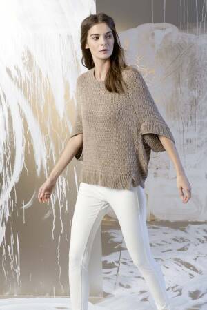 Knitting set Pullover  with knitting instructions in garnwelt box in size L-XL