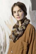 Knitting set Cowl  with knitting instructions in garnwelt box in size ca 36 x 80 cm