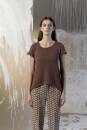 Knitting set Short-sleeved sweater  with knitting instructions in garnwelt box