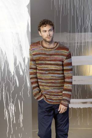 Strickset Pullover Lang Yarns FIORA mit Anleitung in garnwelt-Box S