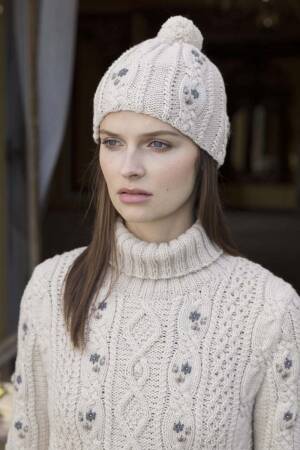 Strickset Mütze Lang Yarns CASHSOFT / MOHAIR LUXE mit Anleitung in garnwelt-Box DG