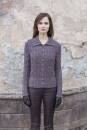 Strickset Jacke Lang Yarns MAGIC TWEED / MERINO PERLINE mit Anleitung in garnwelt-Box S