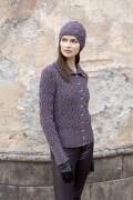 Knitting set Cardigan  with knitting instructions in garnwelt box in size L