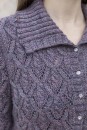 Knitting set Cardigan  with knitting instructions in garnwelt box in size L