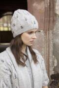 Strickset Mütze Lang Yarns CASHMERE LIGHT / MOHAIR LUXE mit Anleitung in garnwelt-Box one size