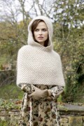 Strickset Cape mit Kapuze Lang Yarns MOHAIR TREND mit Anleitung in garnwelt-Box M