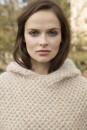 Strickset Cape mit Kapuze Lang Yarns MOHAIR TREND mit Anleitung in garnwelt-Box M