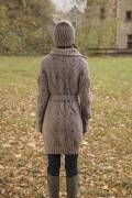 Knitting set Long jacket  with knitting instructions in...