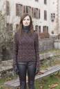 Strickset Pullover mit Kapuze Lang Yarns MAGIC TWEED / MOHAIR LUXE mit Anleitung in garnwelt-Box