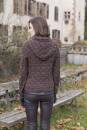 Strickset Pullover mit Kapuze Lang Yarns MAGIC TWEED / MOHAIR LUXE mit Anleitung in garnwelt-Box S