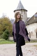 Knitting set Shawl  with knitting instructions in...