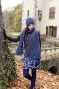 Knitting set Scarf CASHMERE LIGHT with knitting instructions in garnwelt box