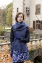 Knitting set Scarf CASHMERE LIGHT with knitting instructions in garnwelt box