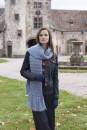 Strickset Schal Lang Yarns MOHAIR TREND / MERINO PERLINE mit Anleitung in garnwelt-Box ca 23 x 194 cm
