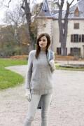 Knitting set Sweater  with knitting instructions in garnwelt box in size S