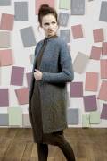 Strickset Mantel Lang Yarns LUSSO / ARIO mit Anleitung in...