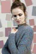 Strickset Mantel Lang Yarns LUSSO / ARIO mit Anleitung in garnwelt-Box